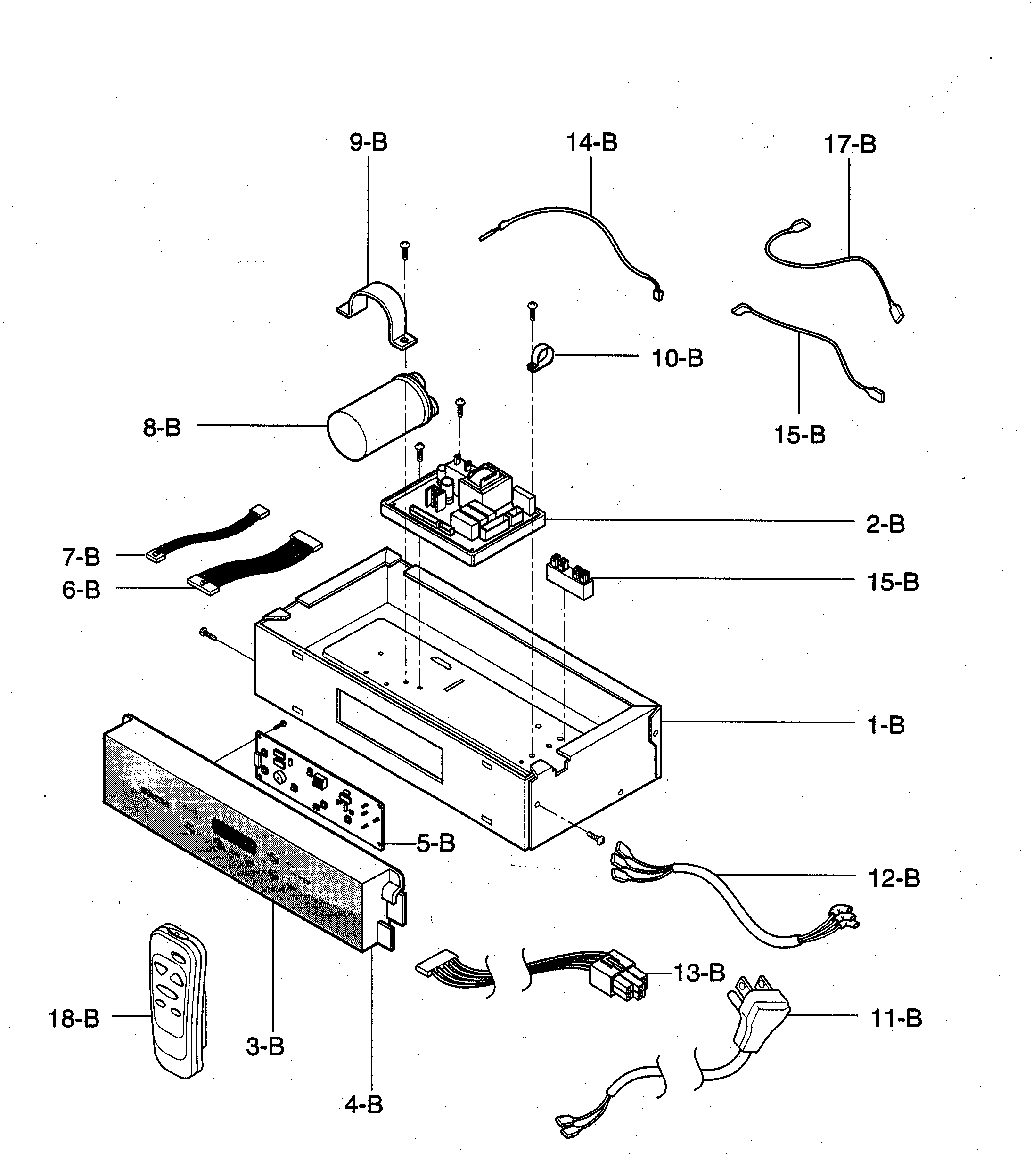 Control box assy