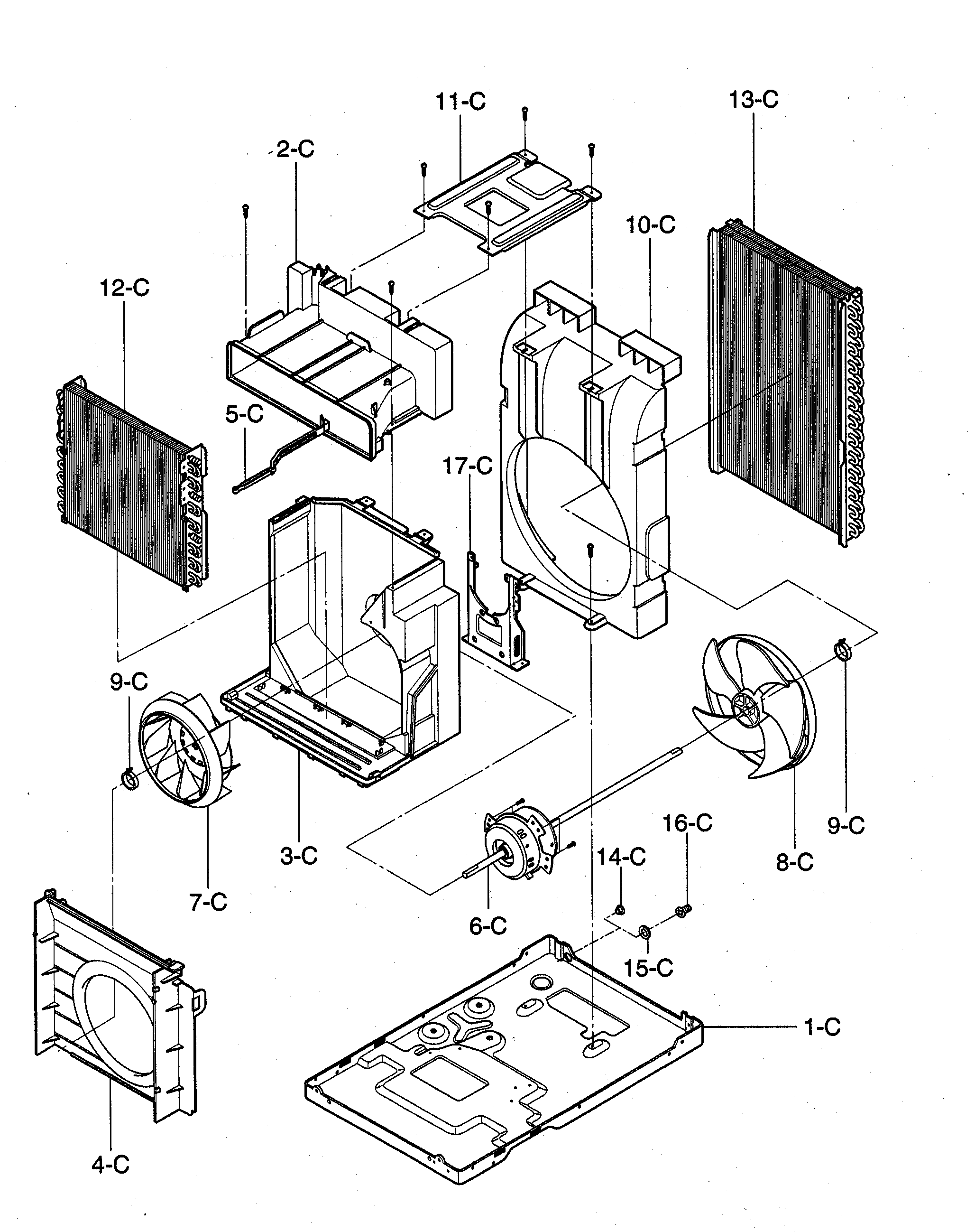 Air handling/cycle parts
