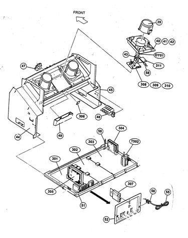 Crt assy