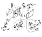 JVC GR-AX890US cabinet parts 1 diagram