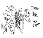 JVC CA-HXGD8 cabinet parts diagram
