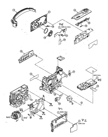 Frame/casing assy 2