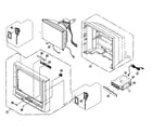 Panasonic PV-27DF64 cabinet parts diagram