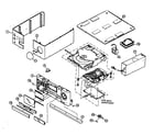 JVC CA-EXA1 cabinet parts diagram
