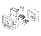Memorex MVDT2402 cabinet parts diagram
