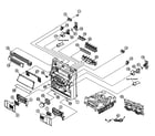 JVC MX-GB5 cabinet parts diagram