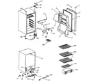 Kenmore 56494372400 cabinet parts diagram