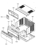 Cabinet/front grille assy