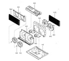 Kenmore 58074109400 air handling/cycle parts diagram