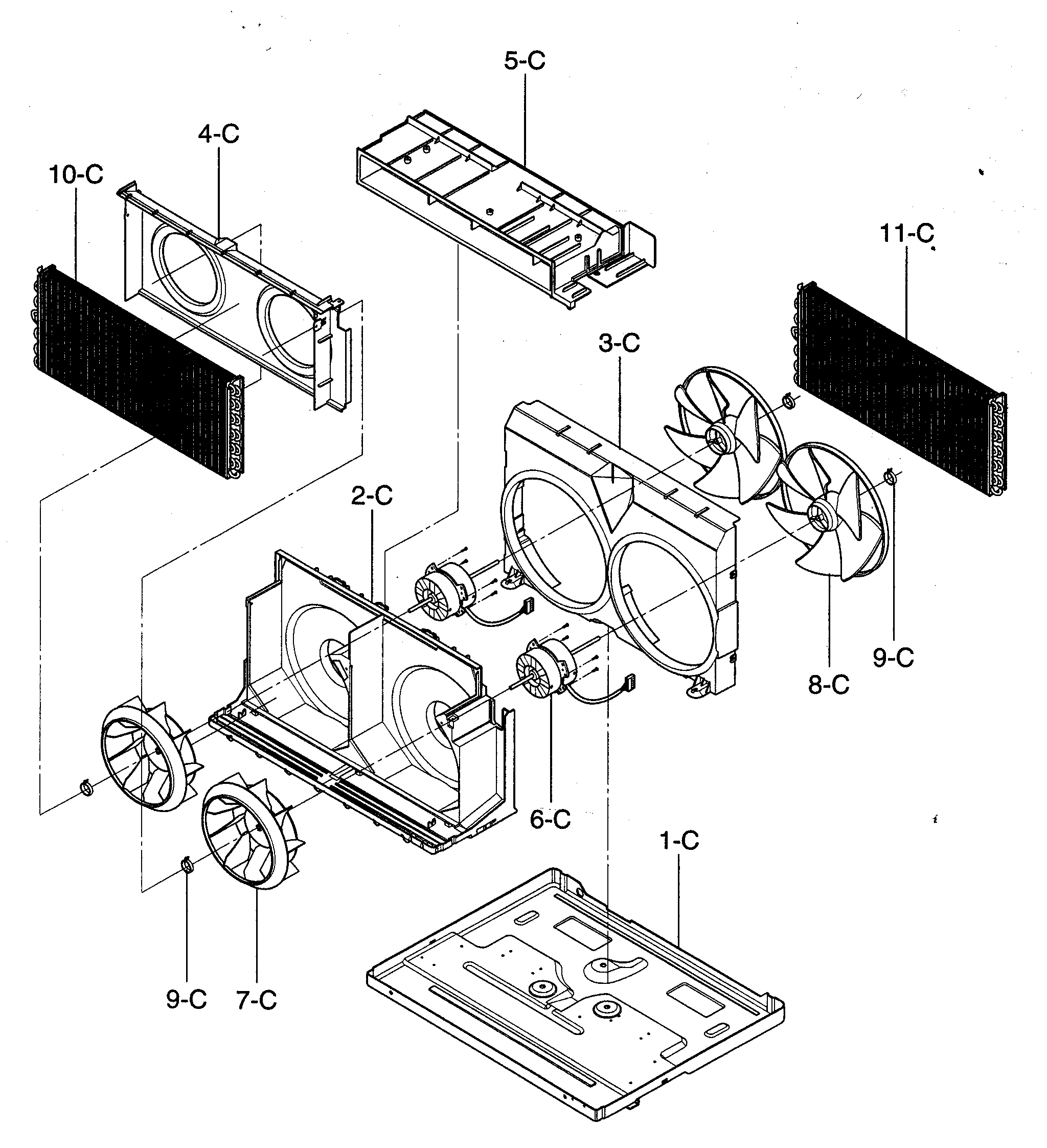 Air handling/cycle parts