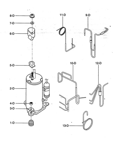 Compressor parts