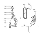 Kenmore 58054701400 compressor parts diagram
