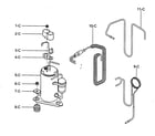 Kenmore 58054501400 compressor parts diagram