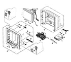 Panasonic PV-DF274 cabinet parts diagram