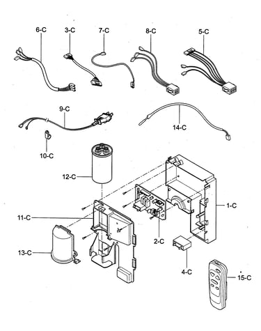 Control box assy