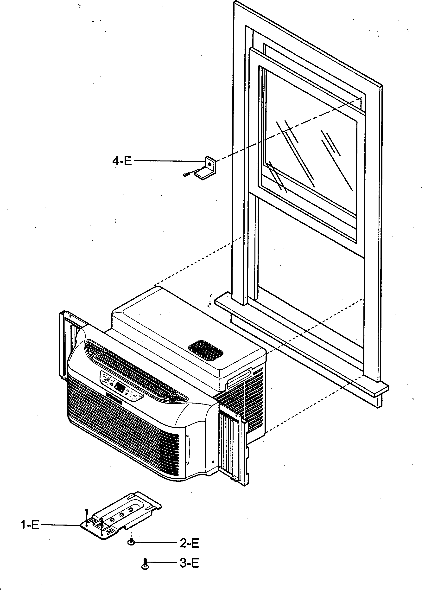 Installation kit assy/remote