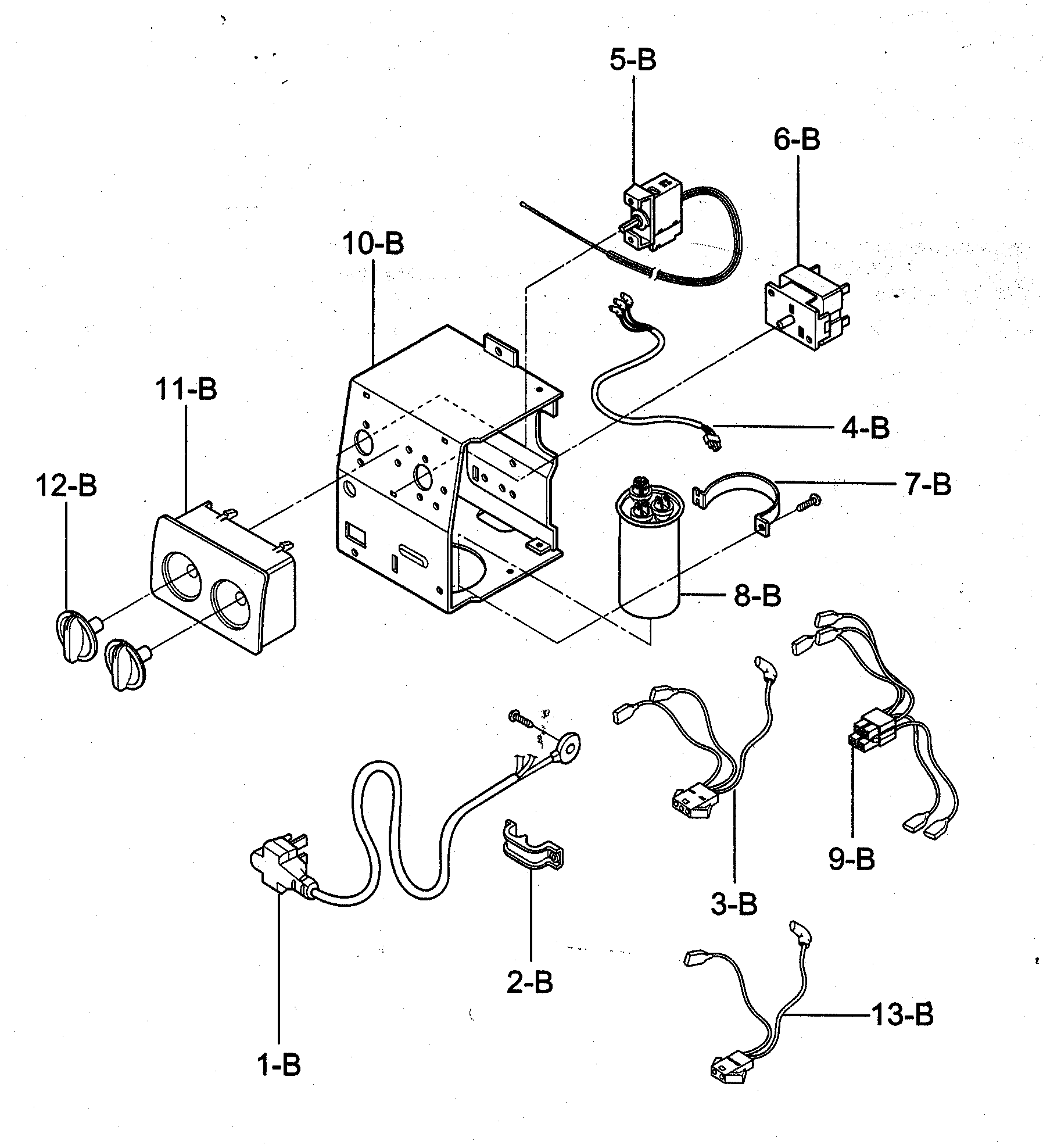 Control box assy