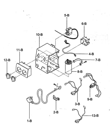 Control box assy