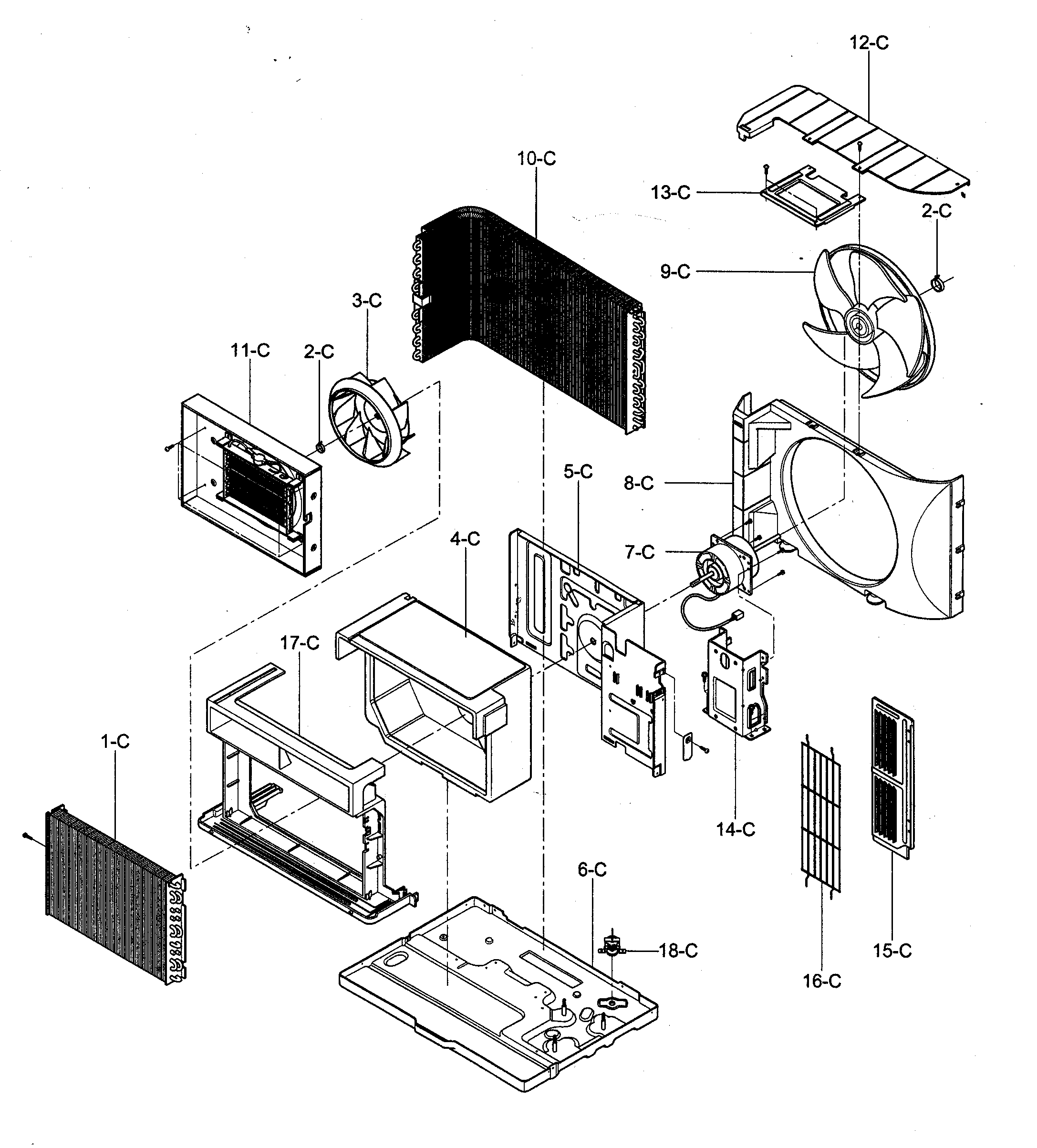 Air handling/cycle parts