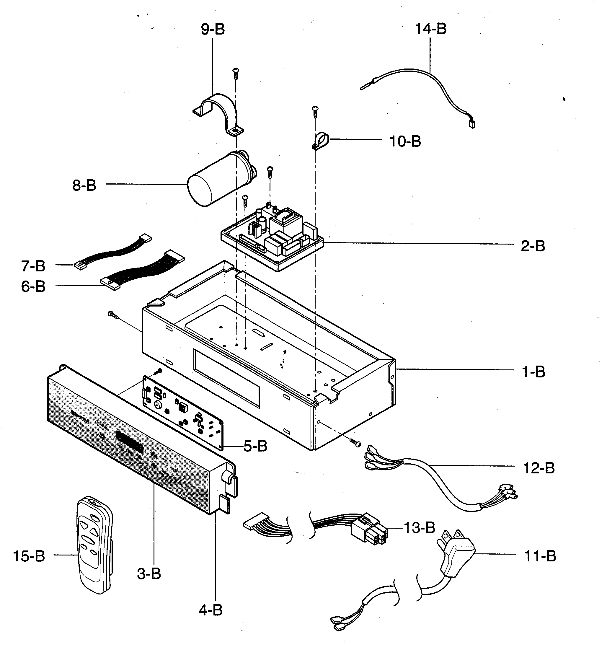 Control box assy