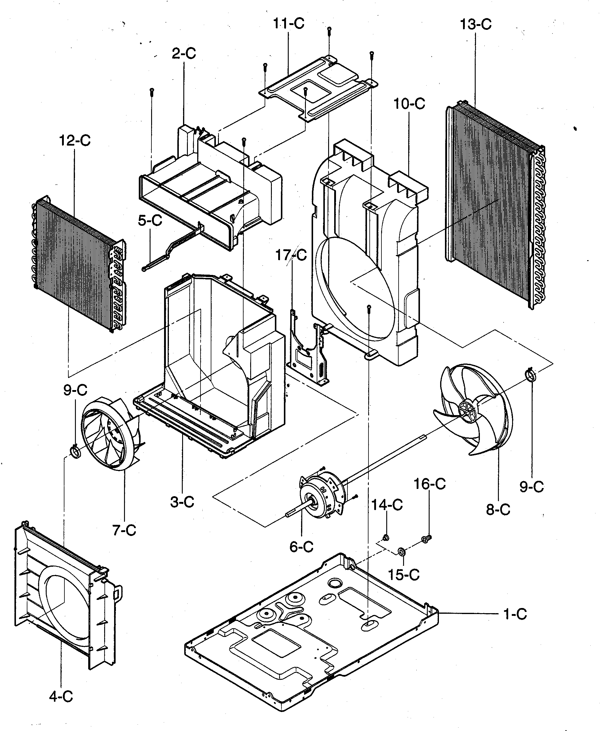 Air handling/cycle parts