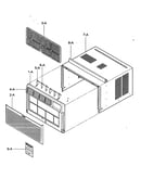 Cabinet/front grille assy