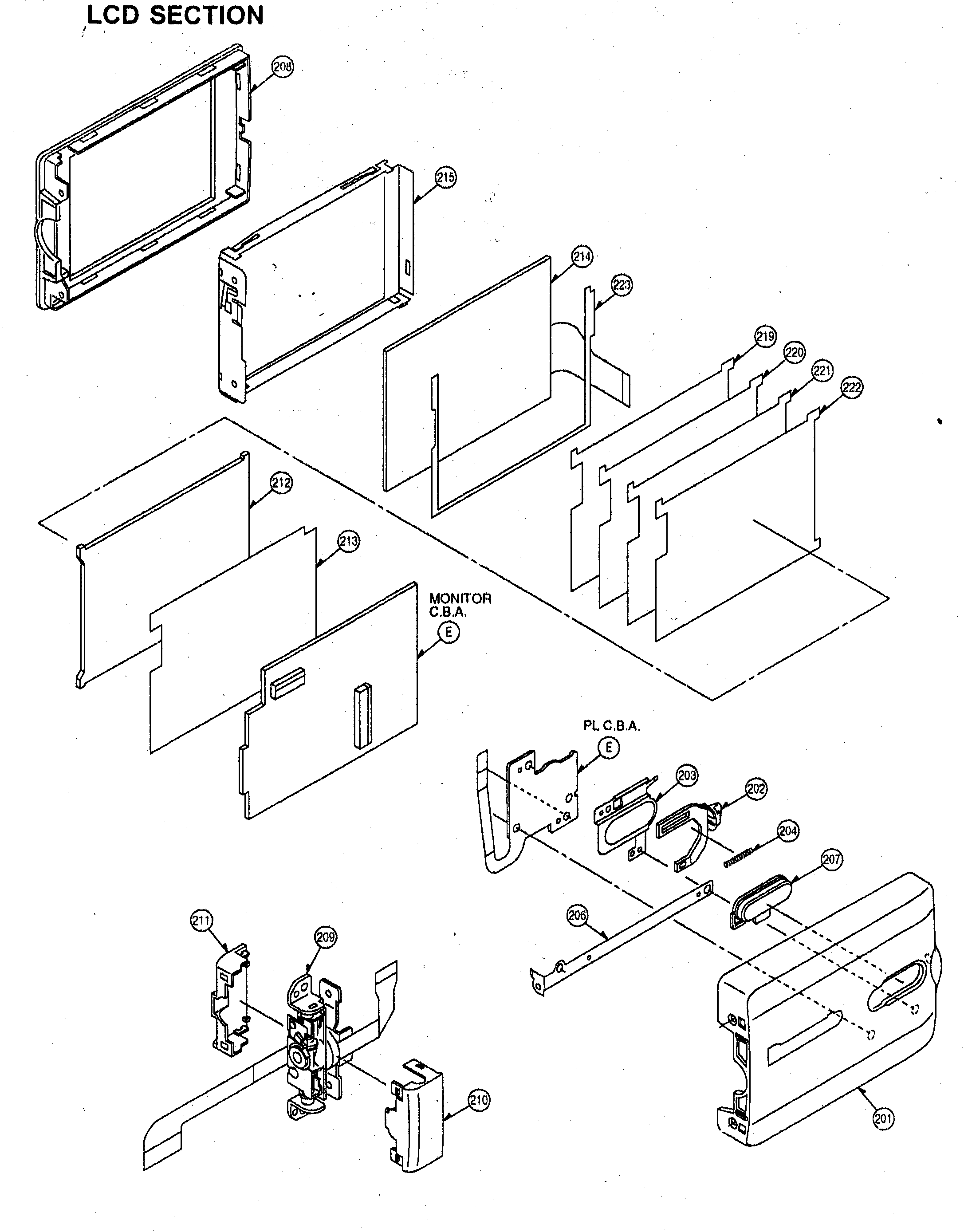 Lcd parts