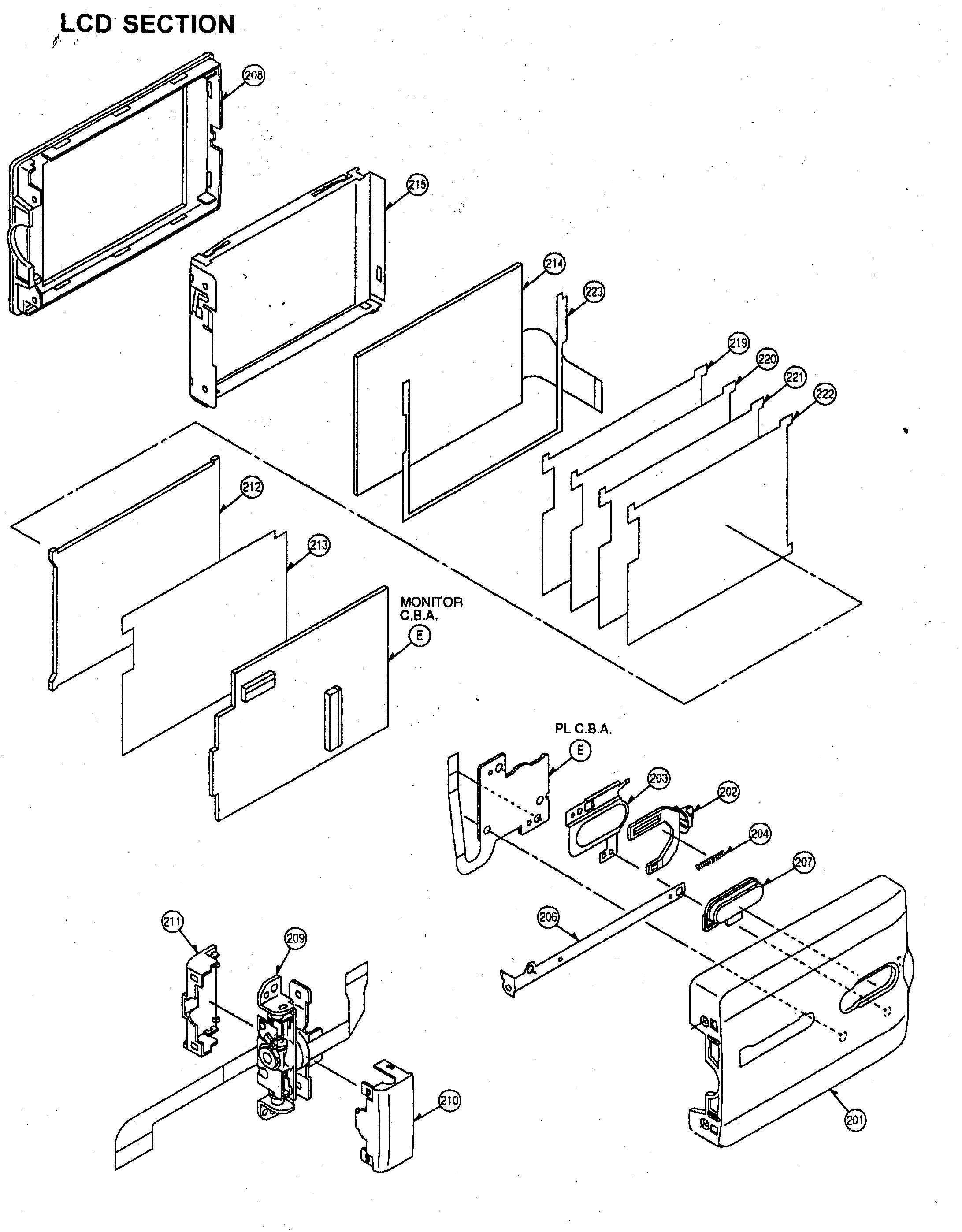Lcd parts