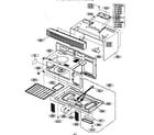 Kenmore 72180492000 oven cavity parts diagram