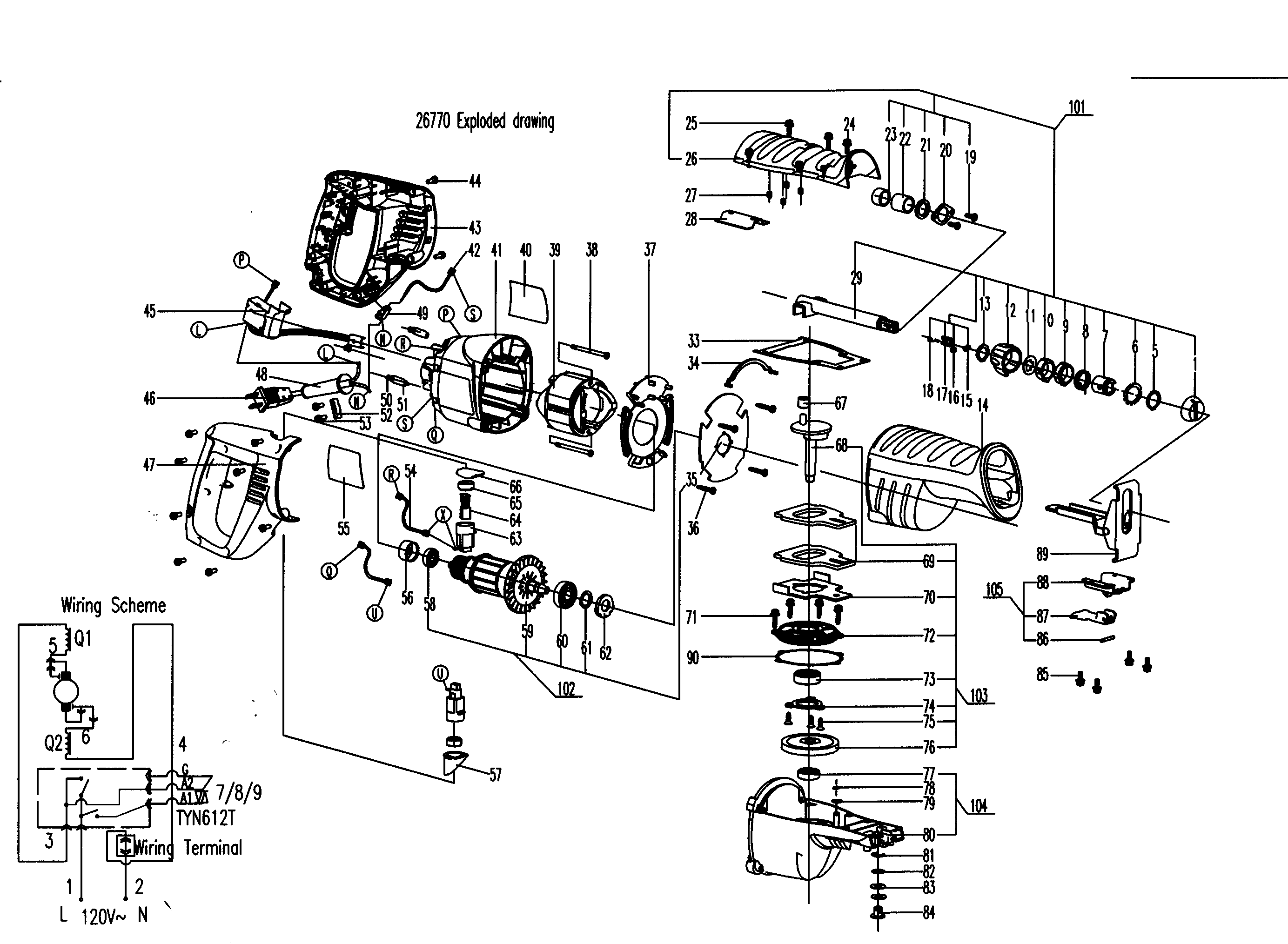 Saw assy