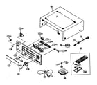 Yamaha HTR-5760 cabinet parts diagram