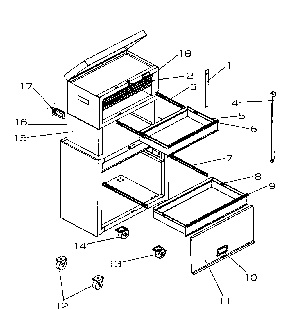 CABINET PARTS