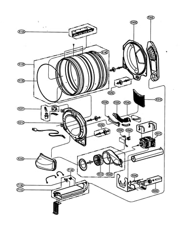Drum/motor assy
