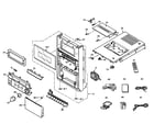 Panasonic SA-PM39DP cabinet parts diagram