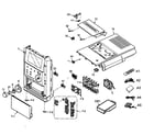Panasonic SC-PM29P cabinet parts diagram