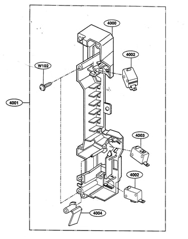 Latch board parts