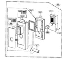 Kenmore Elite 72180803400 controller parts diagram