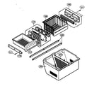 Kenmore Elite 79575192400 freezer parts diagram