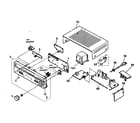 Sony STR-K660P cabinet parts diagram