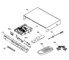 Yamaha DVD-S540 cabinet parts diagram