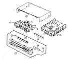 Panasonic PV-D4744 cabinet parts diagram