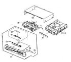 Panasonic PV-D4754S cabinet parts diagram