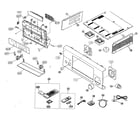 Yamaha RX-Z9 cabinet parts diagram