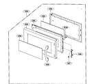 Kenmore 72180002000 door parts diagram