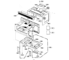 Kenmore 72180002000 oven cavity parts diagram