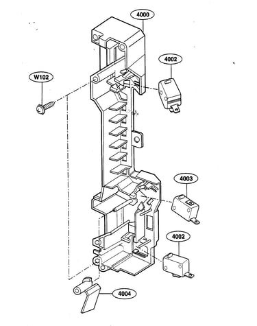 Latch board parts
