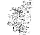 Kenmore 72180592000 oven cavity parts diagram