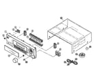 JVC RX-6042S cabinet parts diagram