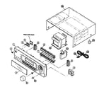 JVC RX-5042S cabinet parts diagram