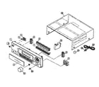 JVC RX-5040B cabinet parts diagram